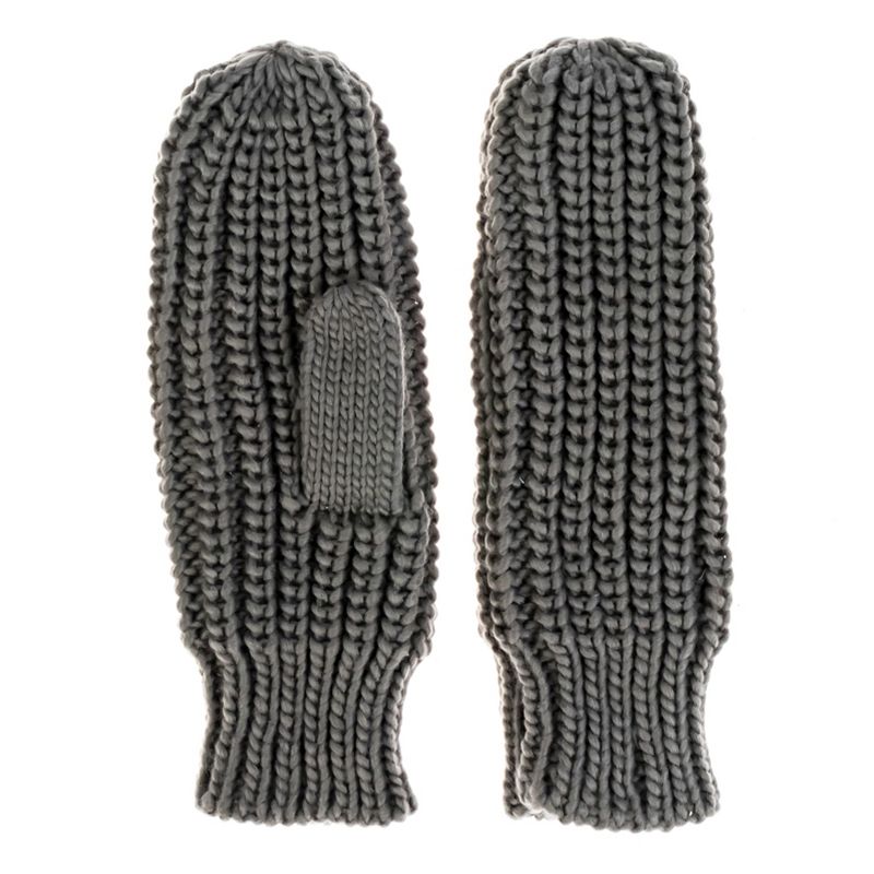 French Connection Women's Fashion Cable Knit Mittens For Winter, 3 of 7