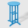WestinTrends Malibu 37" All Weather HDPE Outdoor Patio Counter Height Bistro Table - Round - 4 of 4