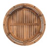 Moda Furnishings 3 - Piece Acacia Wood Patio Outdoor Conversation Set With Cream Cushions - 3 of 4