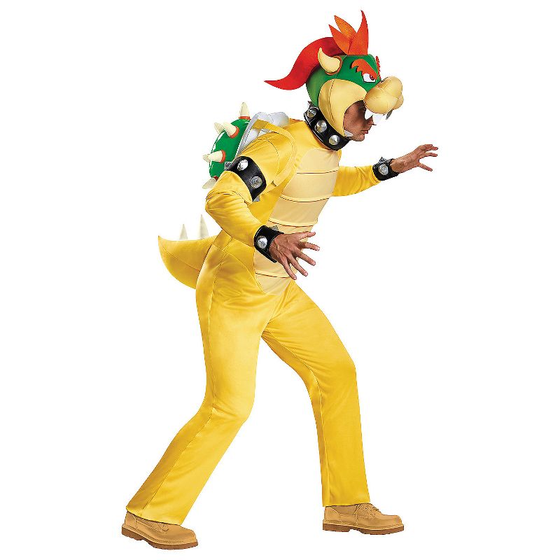 Disguise Mens Super Mario Bros. Bowser Deluxe, 1 of 3