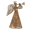 Kurt Adler 12-Inch 20 Light Incandescent Gold Glitter Angel Tree Topper - 3 of 4