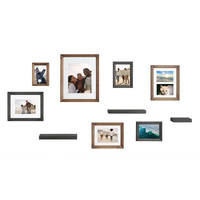 10pc Bordeaux Frame Box Set - Kate & Laurel All Things Decor