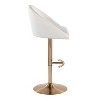 LumiSource Set of 2 Matisse Highback Adjustable Barstools Fabric - 3 of 4
