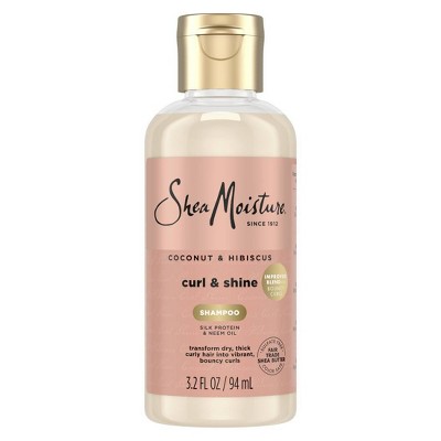 SheaMoisture Coconut & Hibiscus Curl & Shine Shampoo For Thick Curly Hair