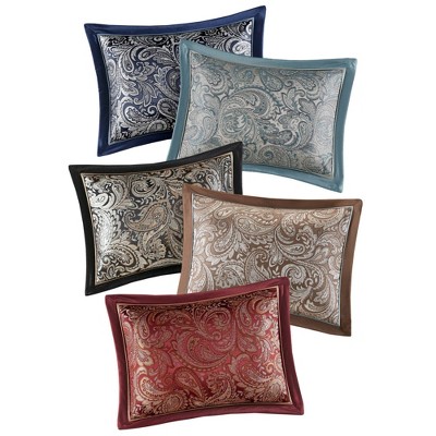 Black and Gold Jacquard Cotton Full Bed in a Bag Set