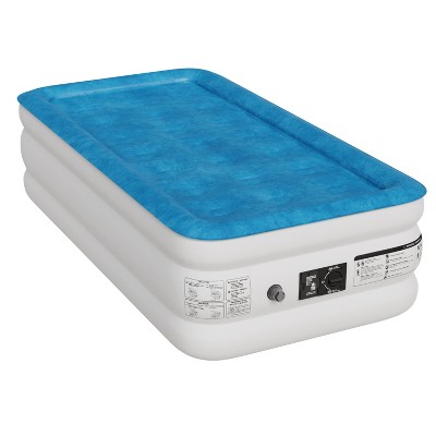 FDW Premium Air Mattress with Built-in Pump /18 in Bed Height Mattress for Camping/Home Inflatable Air Mattress/Easy to Inflate/Quick Set Up