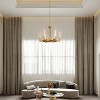 6 - Light Wagon Wheel Chandelier, Kitchen Island Pendant Lights - 2 of 4