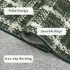 Acekool Geometric Checkered Area Rug, Washable Non-Slip Low Pile Entryway Carpet, Ultra Thin Lightweight Modern Throw Mat for Bedroom Living Room - 4 of 4