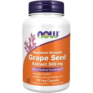 Grape Seed Extract by Now Foods  -  90 VegCap - 1 of 3