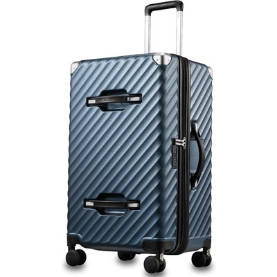 LUGGEX 28 Inch Trunk Luggage With Silent Spinner Wheels,Durable Polycarbonate Expandable Hard Shell,Spacious Interior