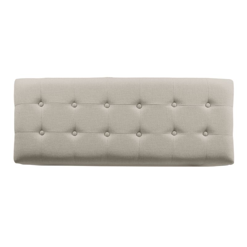 Classic Large Tufted Storage Bench - HomePop, 3 of 9