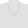 Black Bow Jewelry 2.75mm, 14k Yellow Gold, D/C Quadruple Rope Chain Necklace - 2 of 4