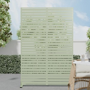 Wooakway Elegant Outdoor Vertical Garden Trellis with Hanging Planters, Metal Design for Patios and Gardens - 1 of 4