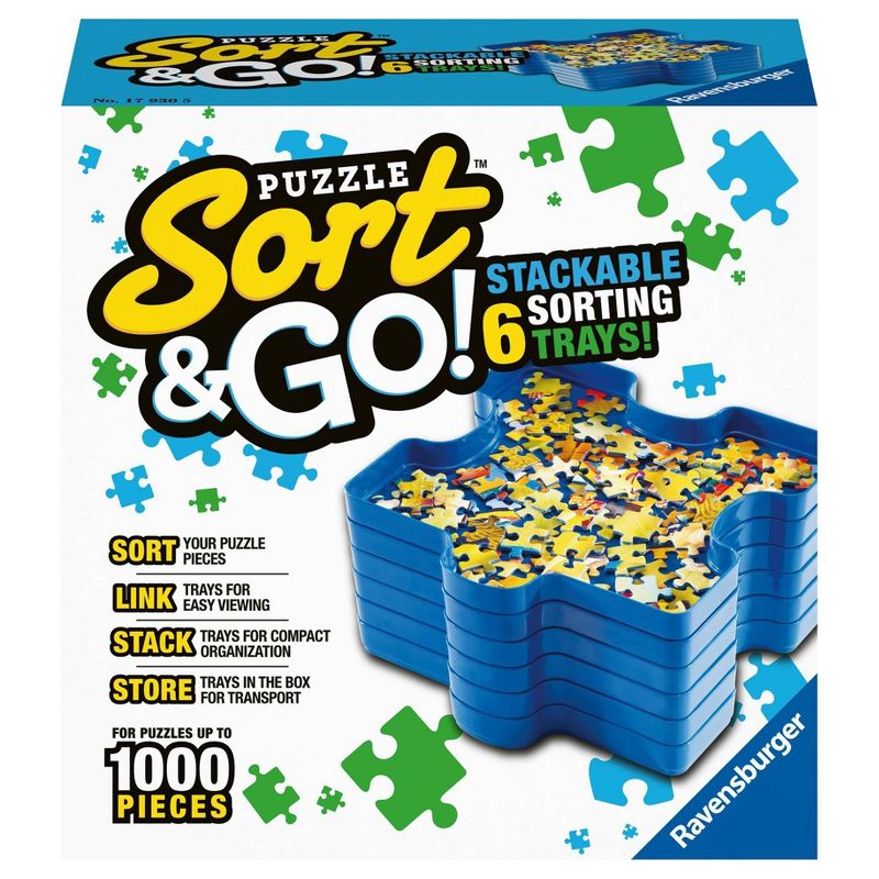 Ravensburger Puzzle Sort &#38; Go! Stacking Sorting Trays, 3 of 6