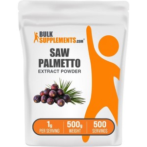 BulkSupplements Saw Palmetto Extract Powder - 1 of 4