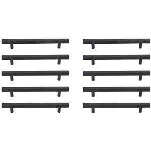 Elegant Lighting Dior 6-5/16" Center to Center Matte Black Bar Pull Multipack (set of 10) - 1 of 4