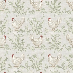 Veer Decor Cluckingham Toile Peel and Stick Wallpaper - 1 of 4