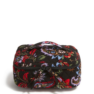 Vera Bradley Women's Outlet Cotton Essential Brush Up Cosmetic Toiletry Bag Case