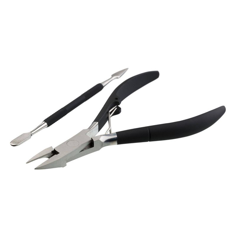 JAPONESQUE Toenail Clipper &#38; Cuticle Pusher Soft Touch, 3 of 10