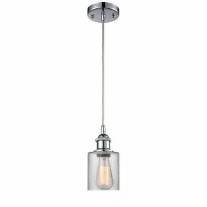 Cobbleskill - 1 Light Cord Hung Mini Pendant In Industrial Style-8 Inches Tall and 5 Inches Wide - 1 of 1