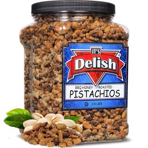 BBQ Honey Roasted Pistachio (Shelled, No Shell) by It's Delish, 2.6 LBS Jumbo - 1 of 4