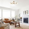 Rennnsan Vionel 23"W 8-Light Sputnik Mid-Century Modern Dimmable Semi Flush Mount in Gold - 2 of 4