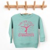 The Juniper Shop This Girl Loves Gymnastics Toddler Sweatshirt - 2 of 4