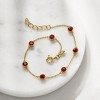 Ross-Simons 2.50 ct. t.w. Bezel-Set Ruby Station Bracelet in 18kt Gold Over Sterling Size 7 - 3 of 4