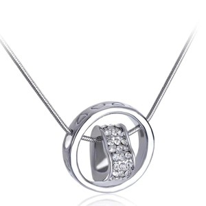 Hollywood Sensation Heart Pendant Necklace Heart Enclosed - 1 of 3