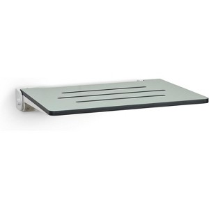 Seachrome 18 inch Silhouette SlimLine Folding Wall Mount Shower Bench Seat - 1 of 1