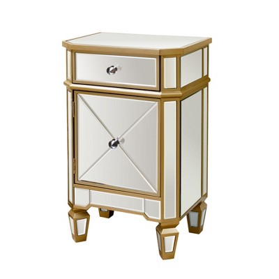 mirrored nightstand target