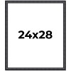 PosterPalooza | Linear Black Picture Frame - UV Acrylic, Foam Board Backing, Hanging Hardware - 2 of 4