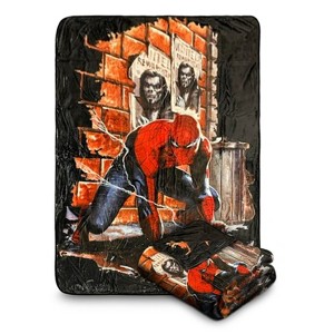 Bazillion Dreams Marvel Spider-Man Morbius Most Wanted Fleece Softest Comfy Throw Blanket for Adults & Kids| Measures 60 x 45 Inches - 1 of 4