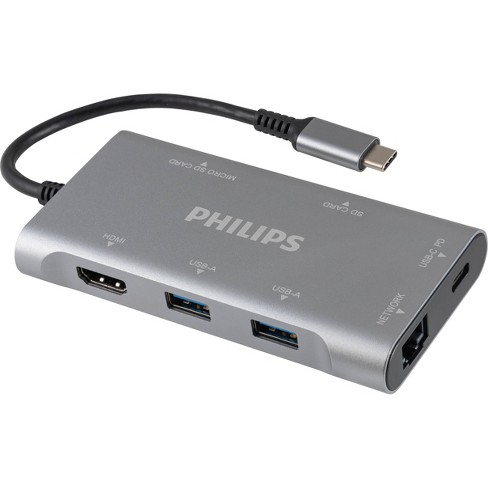 Uitstroom Opeenvolgend Vrijlating Philips Elite Plus Usb-c Multiport Adapter : Target