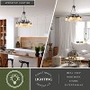 VAXCEL 9 Light Burnished Bronze Rustic Chandelier Fixture - 3 of 4