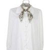 Allegra K Women's Chiffon Floral Print Square Scarves Kerchief Neck Scarf Neckerchief - 2 of 4