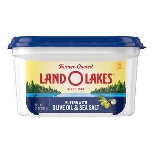Land O Lakes Spreadable Butter with Olive Oil & Sea Salt - 1 of 4