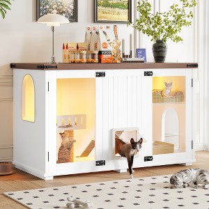 VYNXAEIA 47.25  Large Cat Litter Box Enclosure - 1 of 4