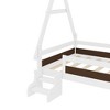 Kumasinova Twin/Full House Platform Bed with Stairs,Solid Wood Low Profile Bed Frame for Boys & Girls Bedroom,No Box Spring Needed - 4 of 4
