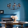 Kichler Lighting Adeena 8 - Light Chandelier in  Black - 4 of 4