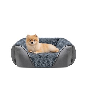 JOEJOY Dog Bed, Rectangle Washable Dog Bed, Orthopedic Dog Bed, Soft Calming Sleeping Puppy Bed Durable Pet Cuddler - 1 of 4