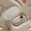 JDICTION Oval Resin Tray Mold with Floral Edge - Silicone Mold for Epoxy, Cement - DIY Home Decor, Office Organizer, Vanity Tray - 2 of 4