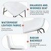 NicBex Modern Industrial Set of 4 Dining Chairs with Black Metal Legs,Minimalist Upholstered Office Chairs,Living Room Chairs - 4 of 4