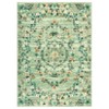 Modern Insect Botanical Pattern Area Rug Floral Print Rug Non-Slip Low Pile Soft Accent Carpet for Living Room Bedroom - 3 of 4