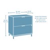 Lateral File, Acacia Wood finish - 2 of 4