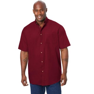 KingSize Short Sleeve Wrinkle Resistant Sport Shirt - 1 of 4