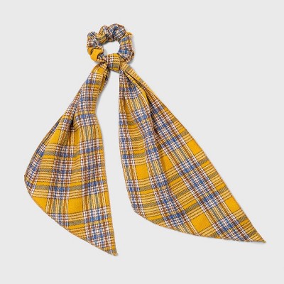 Plaid Hair Twister with Tails - Wild Fable™ Yellow