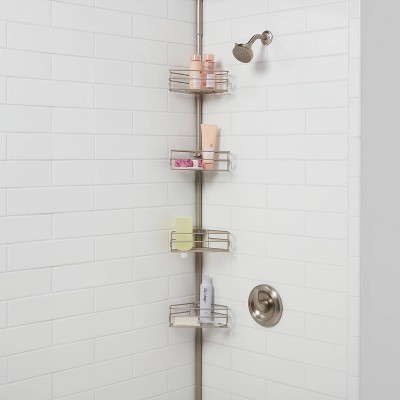 Shower Corner Shelves Target, Corner Shelf For Bathroom Shower