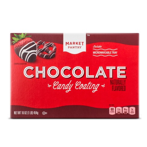 Naturally Flavored Chocolate Candy Coating 16oz Market Pantry