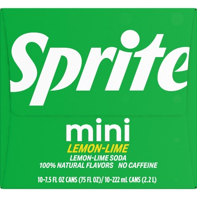 Sprite - 10pk/7.5 fl oz Mini-Cans